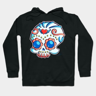 Sugar Skull Fiesta by IAMO Hoodie